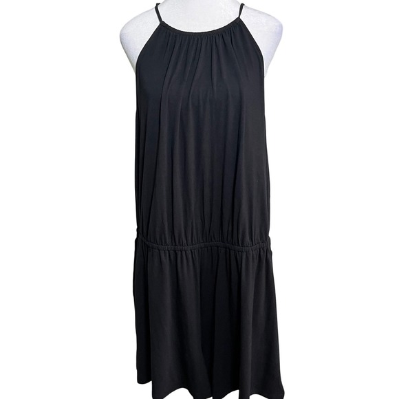 NWT Old Navy Black Sleeveless Halter Neck Romper Jumpsuit Dressy Casual Size 2X - Picture 1 of 10